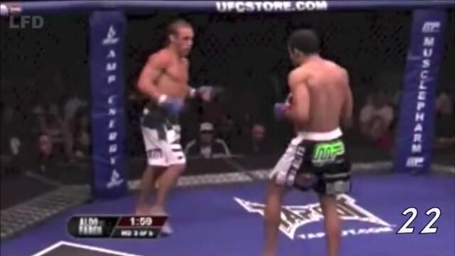 José Aldo Vs. Urijah Faber - Leg kicks from hell / realboxing.ru - video-xxx.org